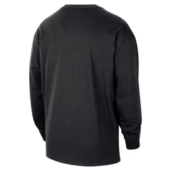 Nike - Memphis Grizzlies Unisex Classic Edition Hardwood Classics Essential Logo Long Sleeve T-Shirt - Black