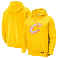 Nike - Cleveland Cavaliers 2025/26 City Edition Essential Logo Remix Hoodie - Yellow