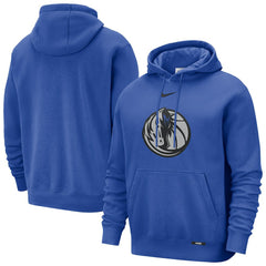 Nike - Dallas Mavericks 2025/26 City Edition Essential Logo Remix Hoodie - Blue