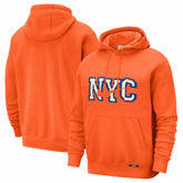 Nike - New York Knicks 2025/26 City Edition Essential Logo Remix Hoodie - Orange