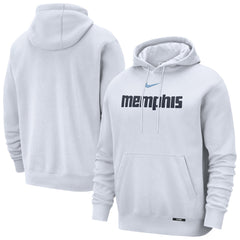 Nike - Memphis Grizzlies 2025/26 City Edition Essential Remix Club Hoodie - White