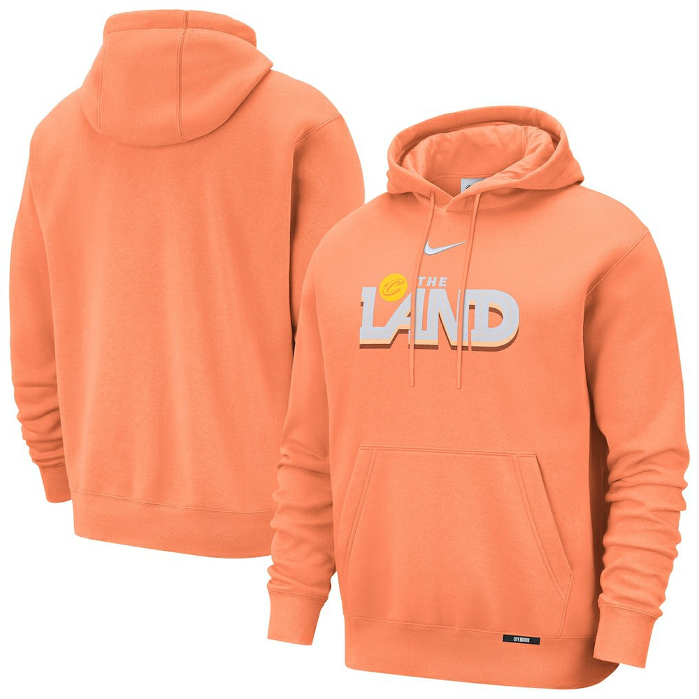 Nike - Cleveland Cavaliers 2025/26 City Edition Essential Remix Club Hoodie - Orange