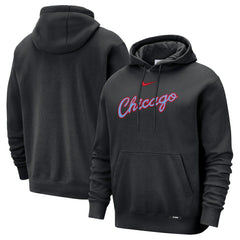 Nike - Chicago Bulls 2025/26 City Edition Essential Remix Club Hoodie - Black