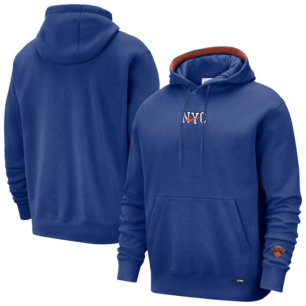 Nike - New York Knicks 2025/26 City Edition Courtside Remix Premium Hoodie - Blue