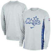 Nike - Orlando Magic 2025/26 City Edition Authentic Pregame Dri-FIT Long Sleeve Shooting T-Shirt - Silver