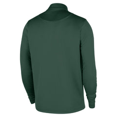 Nike - Milwaukee Bucks 2025/26 City Edition Remix Authentic Coaches Dri-FIT Half-Zip Top - Hunter Green