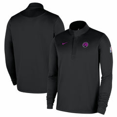 Nike - Minnesota Timberwolves 2025/26 City Edition Remix Authentic Coaches Dri-FIT Half-Zip Pullover - Black