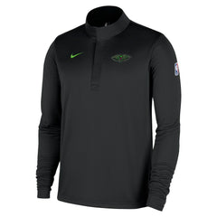 Nike - New Orleans Pelicans 2025/26 City Edition Remix Authentic Coaches Dri-FIT Half-Zip Top - Black