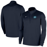 Nike - Oklahoma City Thunder 2025/26 City Edition Remix Authentic Coaches Dri-FIT Half-Zip Top - Navy
