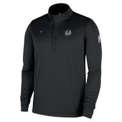 Nike - Dallas Mavericks 2025/26 City Edition Remix Authentic Coaches Dri-FIT Half-Zip Top - Black