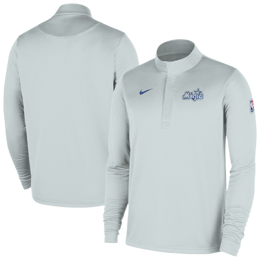 Nike - Orlando Magic 2025/26 City Edition Remix Authentic Coaches Dri-FIT Half-Zip Top - Silver