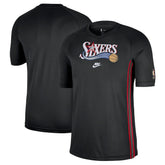 Nike - Philadelphia 76ers Classic Edition Hardwood Classics Authentic Game Shooting T-Shirt - Black