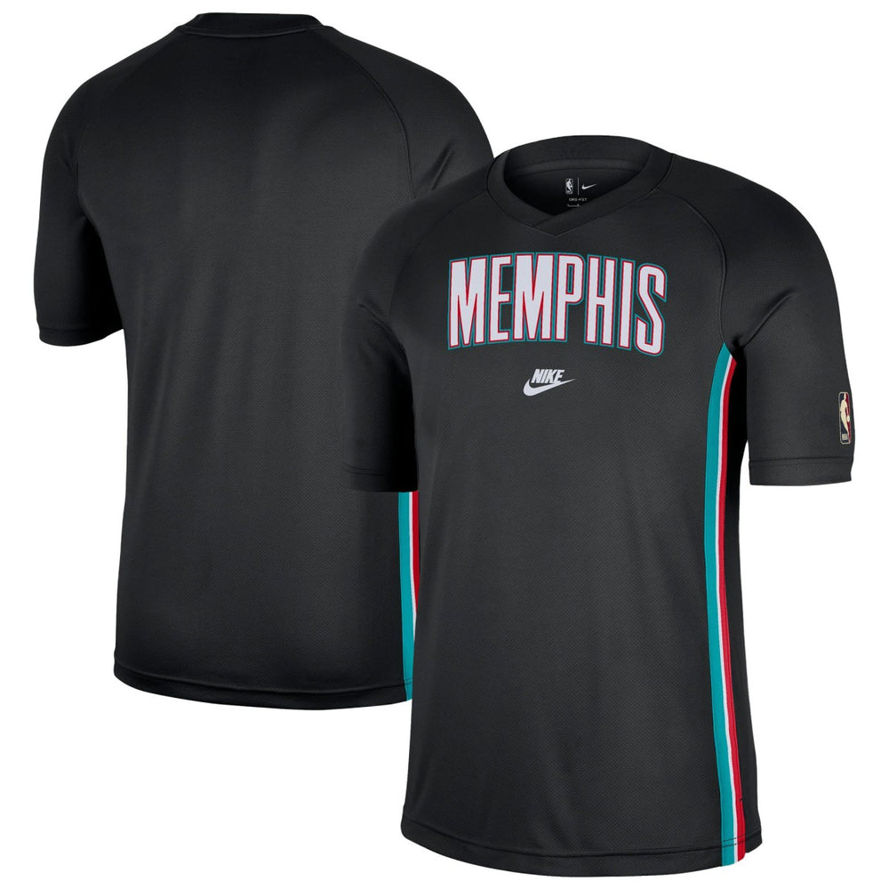 Nike - Memphis Grizzlies Classic Edition Hardwood Classics Authentic Game Shooting Dri-FIT Raglan T-Shirt - Black