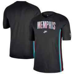 Nike - Memphis Grizzlies Classic Edition Hardwood Classics Authentic Game Shooting Dri-FIT Raglan T-Shirt - Black