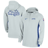 Nike - Orlando Magic 2025/26 City Edition Remix Authentic On-Court Quarter-Zip Dri-FIT Hooded Jacket - Silver