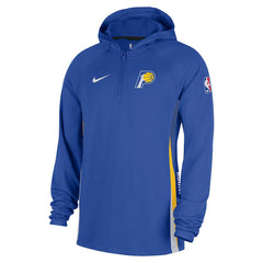 Nike - Indiana Pacers 2025/26 City Edition Remix Authentic On-Court Quarter-Zip Dri-FIT Hooded Jacket - Blue