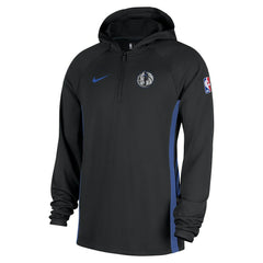 Nike - Dallas Mavericks 2025/26 City Edition Remix Authentic On-Court Quarter-Zip Dri-FIT Hooded Jacket - Black