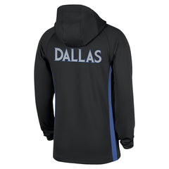 Nike - Dallas Mavericks 2025/26 City Edition Remix Authentic On-Court Quarter-Zip Dri-FIT Hooded Jacket - Black