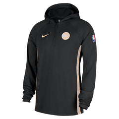 Nike - Atlanta Hawks 2025/26 City Edition Remix Authentic On-Court Quarter-Zip Dri-FIT Hooded Jacket - Black
