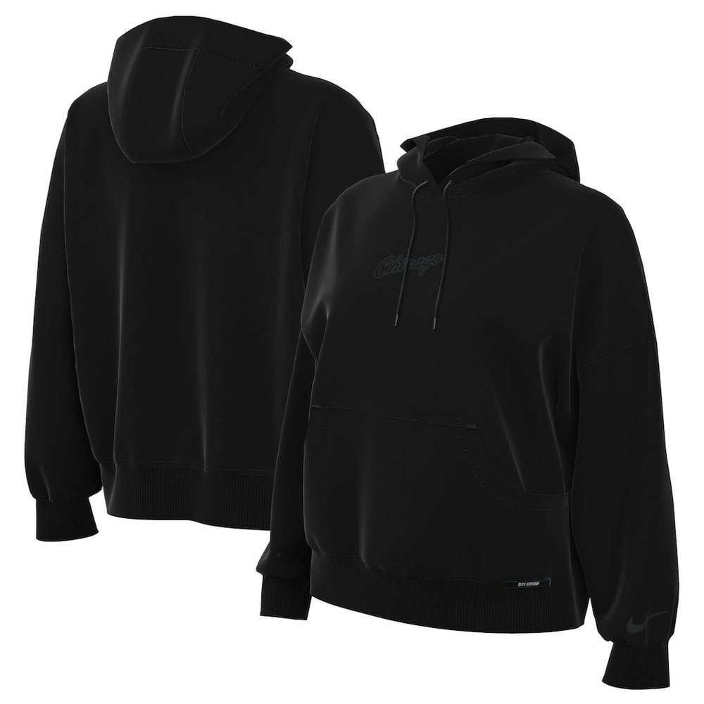 Nike - Chicago Bulls Women's 2025/26 City Edition Remix Premium Fleece Hoodie - Black