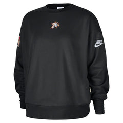 Nike - Philadelphia 76ers Women's Classic Edition Hardwood Classics Premium Phoenix Fleece Sweatshirt - Black