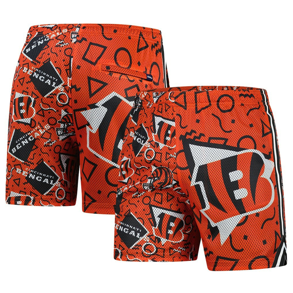 Cincinnati Bengals Chubbies Mesh Shorts Orange - NFL