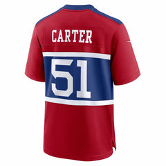Abdul Carter New York Giants First Round Pick Alternate Game Jersey Red - Nike