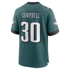 Jihaad Campbell Philadelphia Eagles 2025 NFL Draft First Round Pick Game Jersey Green - Nike