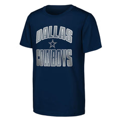 Dallas Cowboys Outerstuff Youth Never Quit 2-Pack T-Shirt Set Navy - NFL