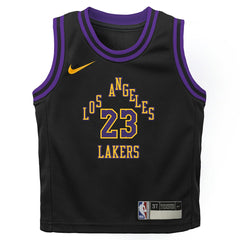 Nike - LeBron James Los Angeles Lakers Preschool 2025/26 City Edition Swingman Jersey - Black