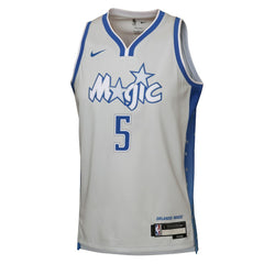 Nike - Paolo Banchero Orlando Magic Youth 2025/26 City Edition Swingman Jersey - Silver