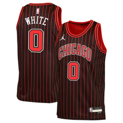 NBA - Coby White Chicago Bulls Jordan Brand Youth Swingman Jersey - Statement Editi- Black