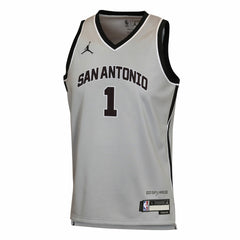 NBA - Victor Wembanyama San Antonio Spurs Jordan Brand Youth Swingman Jersey - Statement Edition - Silver