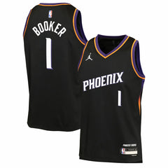 NBA - Devin Booker Phoenix Suns Jordan Brand Youth Swingman Jersey - Statement Edition - Black