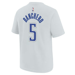 Nike - Paolo Banchero Orlando Magic Youth 2025/26 City Edition Name & Number T-Shirt - Silver