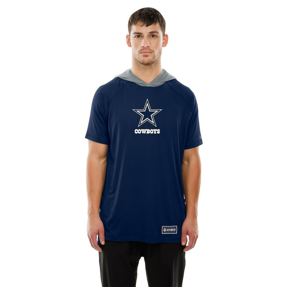Dallas Cowboys New Era Combine Authentic Helmet T-Shirt Navy - NFL