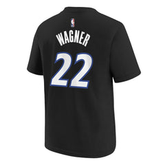 NBA - Franz Wagner Orlando Magic Jordan Brand Youth Statement Edition Name & Number T-Shirt - Black