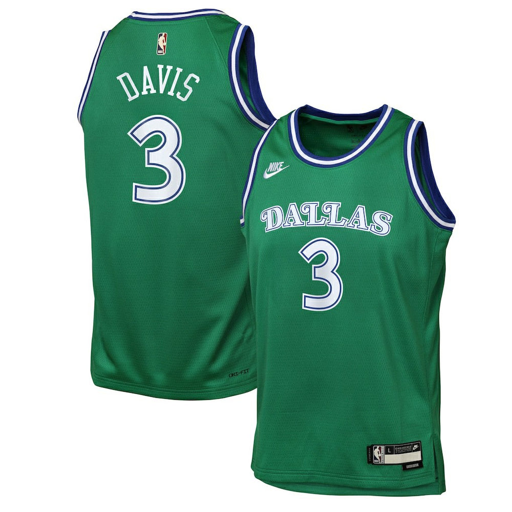 Nike - Anthony Davis Dallas Mavericks Youth Swingman Jersey - Classic Editi- Green