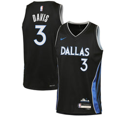 Nike - Anthony Davis Dallas Mavericks Youth 2025/26 City Edition Swingman Jersey - Black