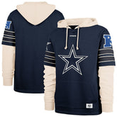 Dallas Cowboys '47 Split Zone Cornerback Duo Hoodie Navy - 47 brand