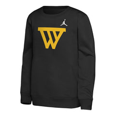 NBA - Golden State Warriors Jordan Brand Youth Courtside Statement Edition Sweatshirt - Black