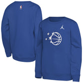 NBA - Orlando Magic Jordan Brand Youth Courtside Statement Edition Sweatshirt - Royal