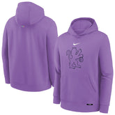 Nike - Sacramento Kings Youth 2025/26 City Edition Club Fleece Pullover Hoodie - Purple