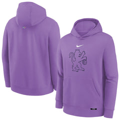 Nike - Sacramento Kings Youth 2025/26 City Edition Club Fleece Pullover Hoodie - Purple