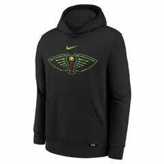 Nike - New Orleans Pelicans Youth 2025/26 City Edition Club Fleece Pullover Hoodie - Black