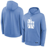 Nike - Utah Jazz Youth 2025/26 City Edition Club Fleece Pullover Hoodie - Blue