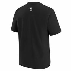 Nike - Brooklyn Nets Youth 2025/26 City Edition Max90 T-Shirt - Black