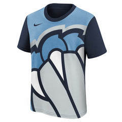 Nike - Memphis Grizzlies Youth 2025/26 City Edition Max90 T-Shirt - Light Blue/Navy