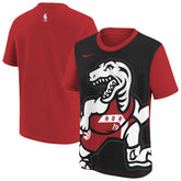 Nike - Toronto Raptors Youth 2025/26 City Edition Max90 T-Shirt - Red/Black