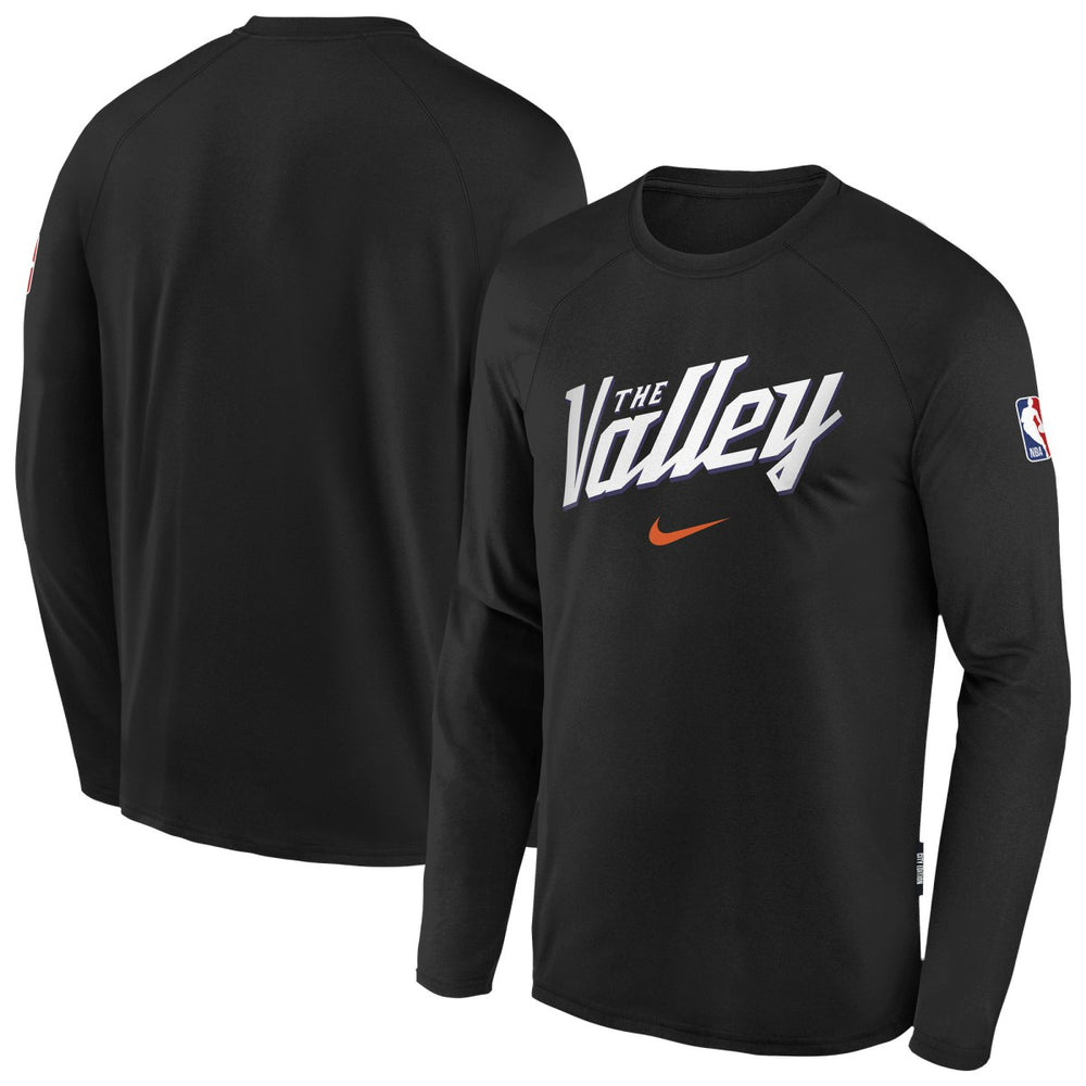 Nike - Phoenix Suns Youth 2025/26 City Edition Dri-Fit Long Sleeve Game Top - Black